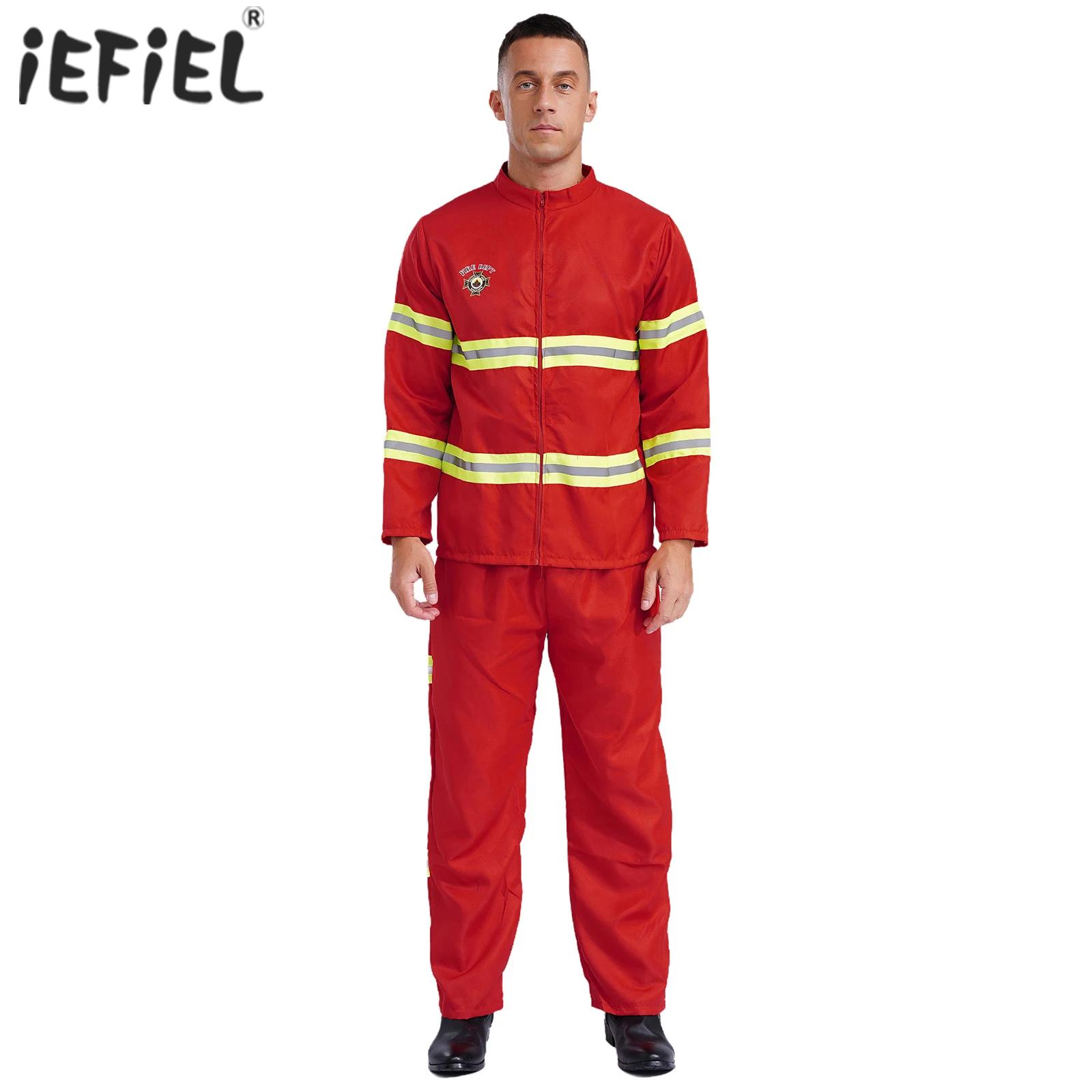 Wedding Job - Volwassenen Heren Brandweerman Cosplay Kostuum Halloween