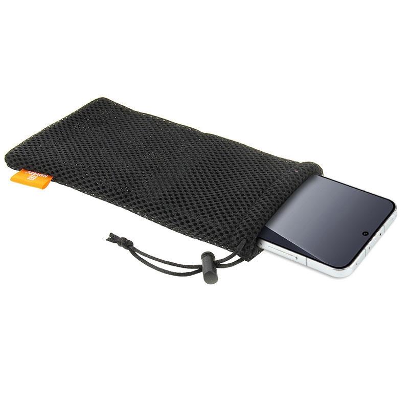 Wedding Power Supply - HAWEEL Hoofdtelefoon Telefoon Nylon Mesh Opbergtas