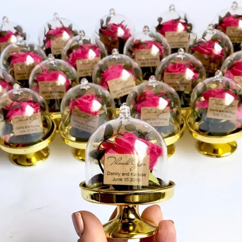 Wedding Party Supply Store - 24 stuks mini plastic snoepdozen met