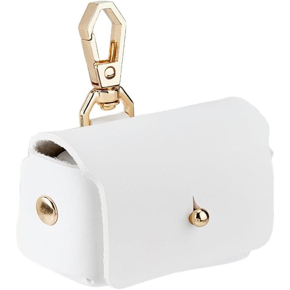 Wedding Supply.Box - Witte hond ringdrager houder lederen kussen