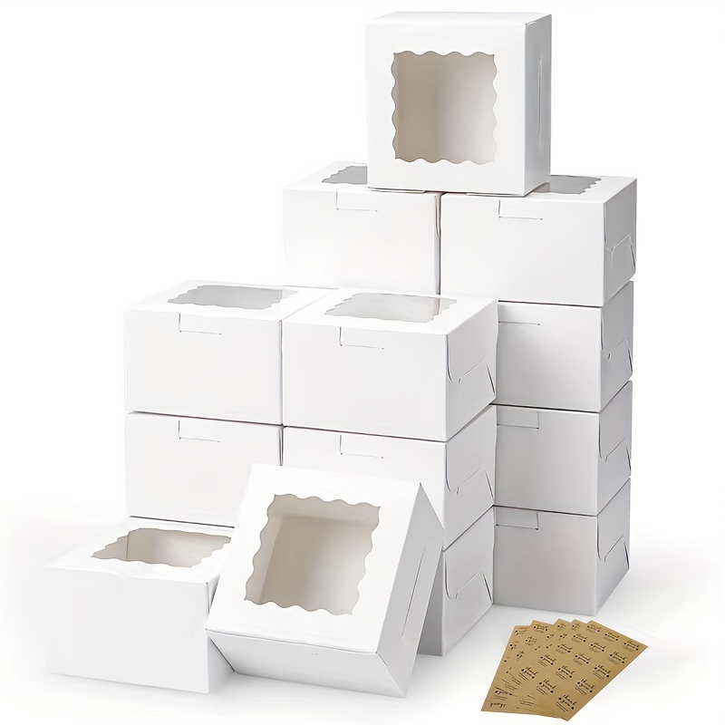 Wedding Supply.Box - 10 stuks Kraftpapier Cake Candy Dozen