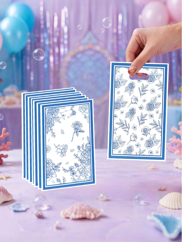 Wedding Party Supply Store - 20 stuks/40 stuks feestcadeautassen, blauw en