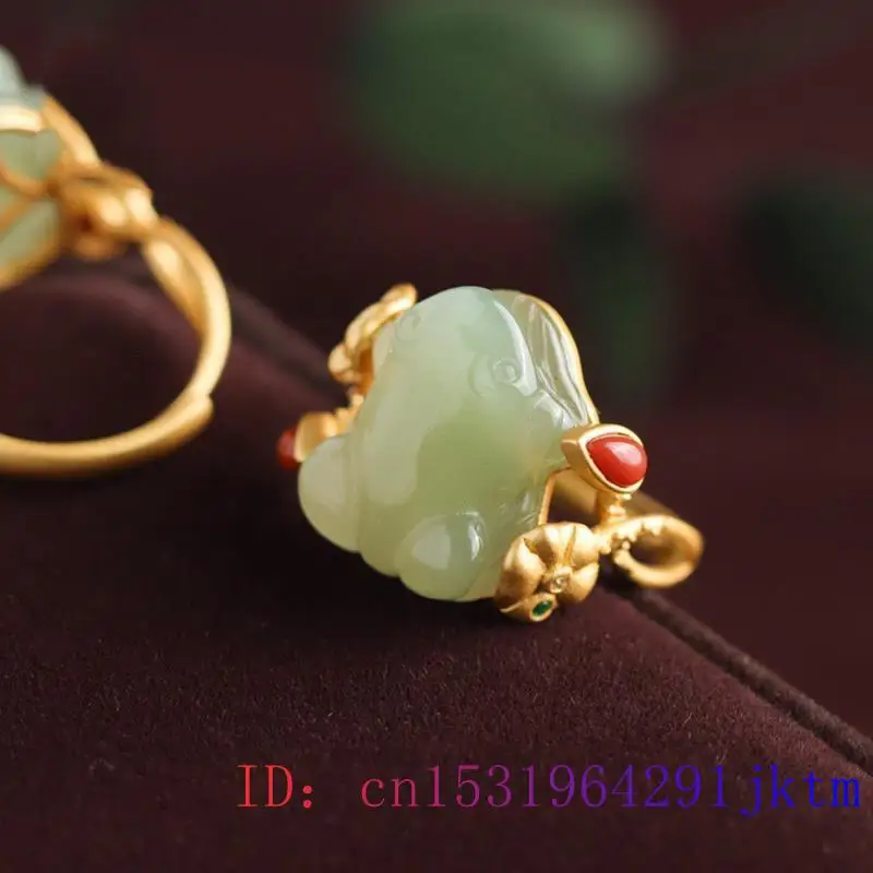 Groene Jade Kikker Ringen Char - Wedding Zone recensie en prijs