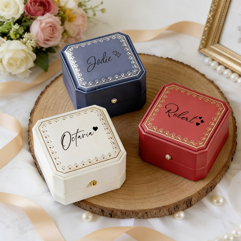 Gepersonaliseerde ringendoos v - Wedding Zone recensie en prijs