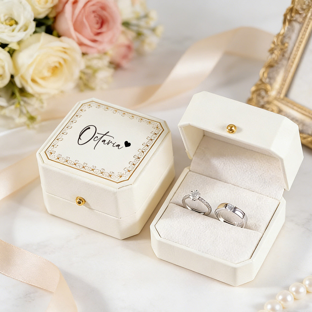 Gepersonaliseerde ringendoos v - Wedding Zone recensie en prijs