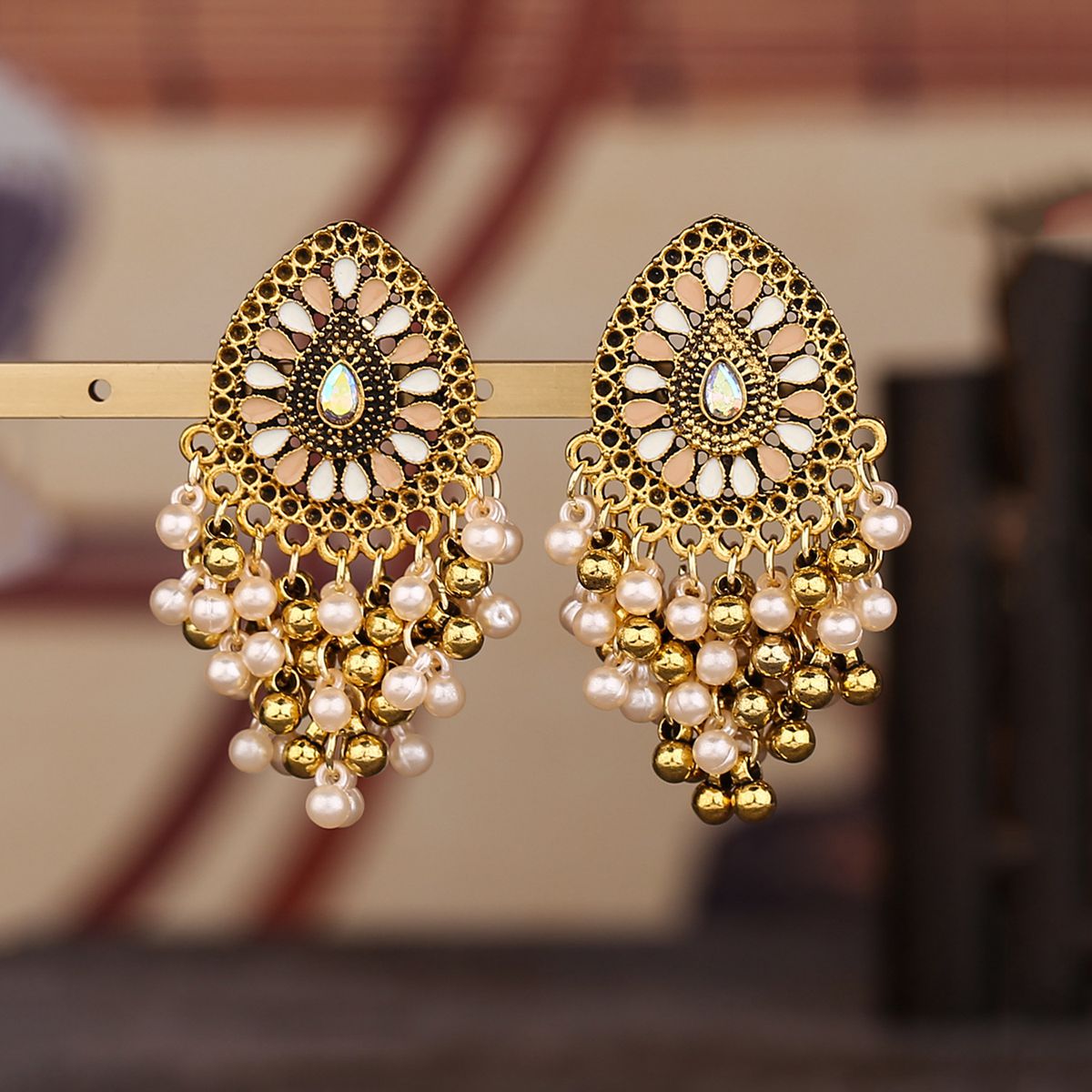 Retro Indian Sieraden White Wa - Indian Wedding Supply recensie en prijs