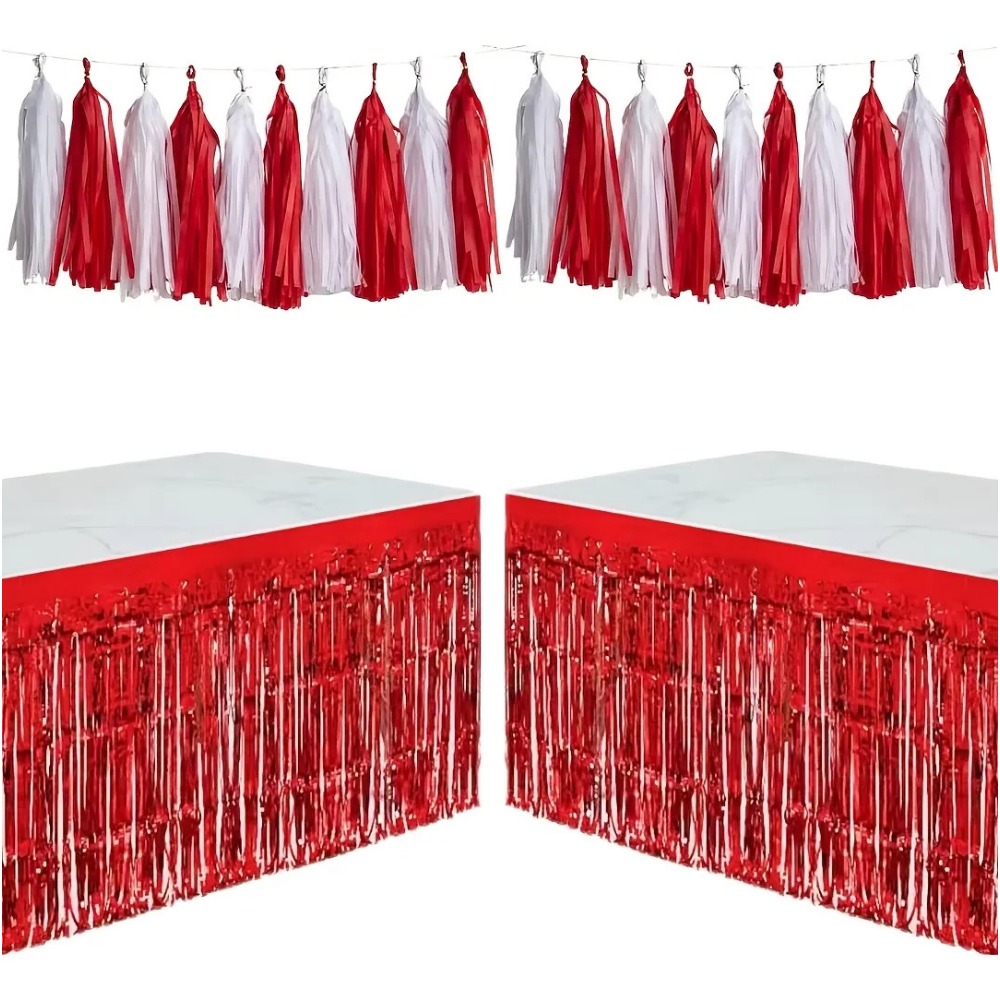 22 stuks rode folie streamers  - Wedding Supply Canada recensie en prijs