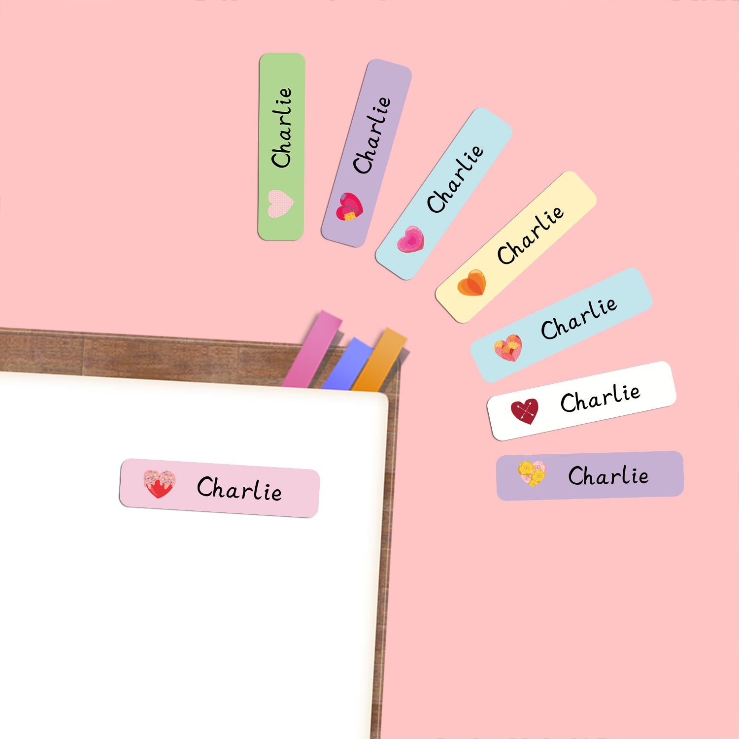 Gepersonaliseerde hartvorm naa - Wedding Supply.Box recensie en prijs