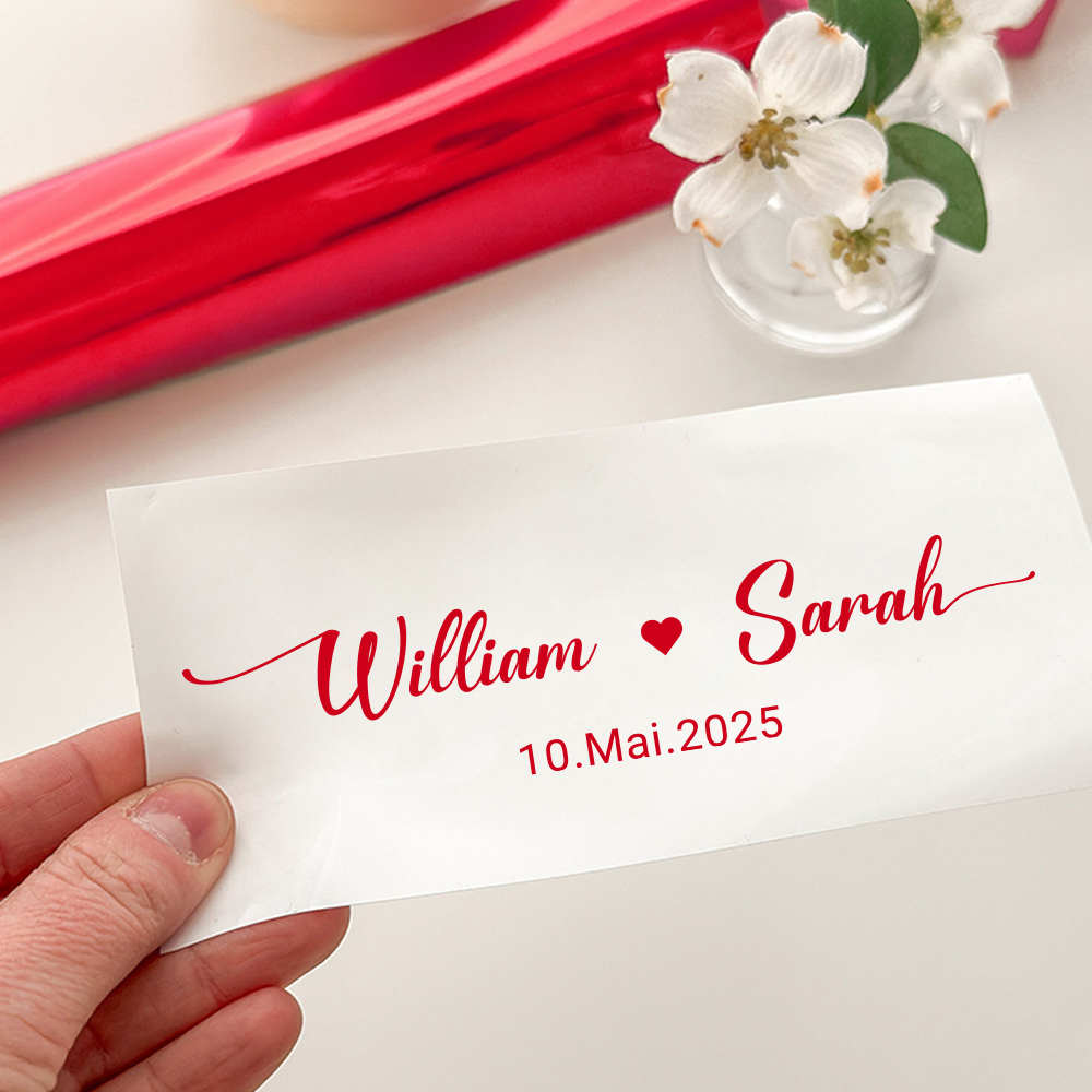 Op maat gemaakte naamstickers  - Wedding Supply.Box recensie en prijs
