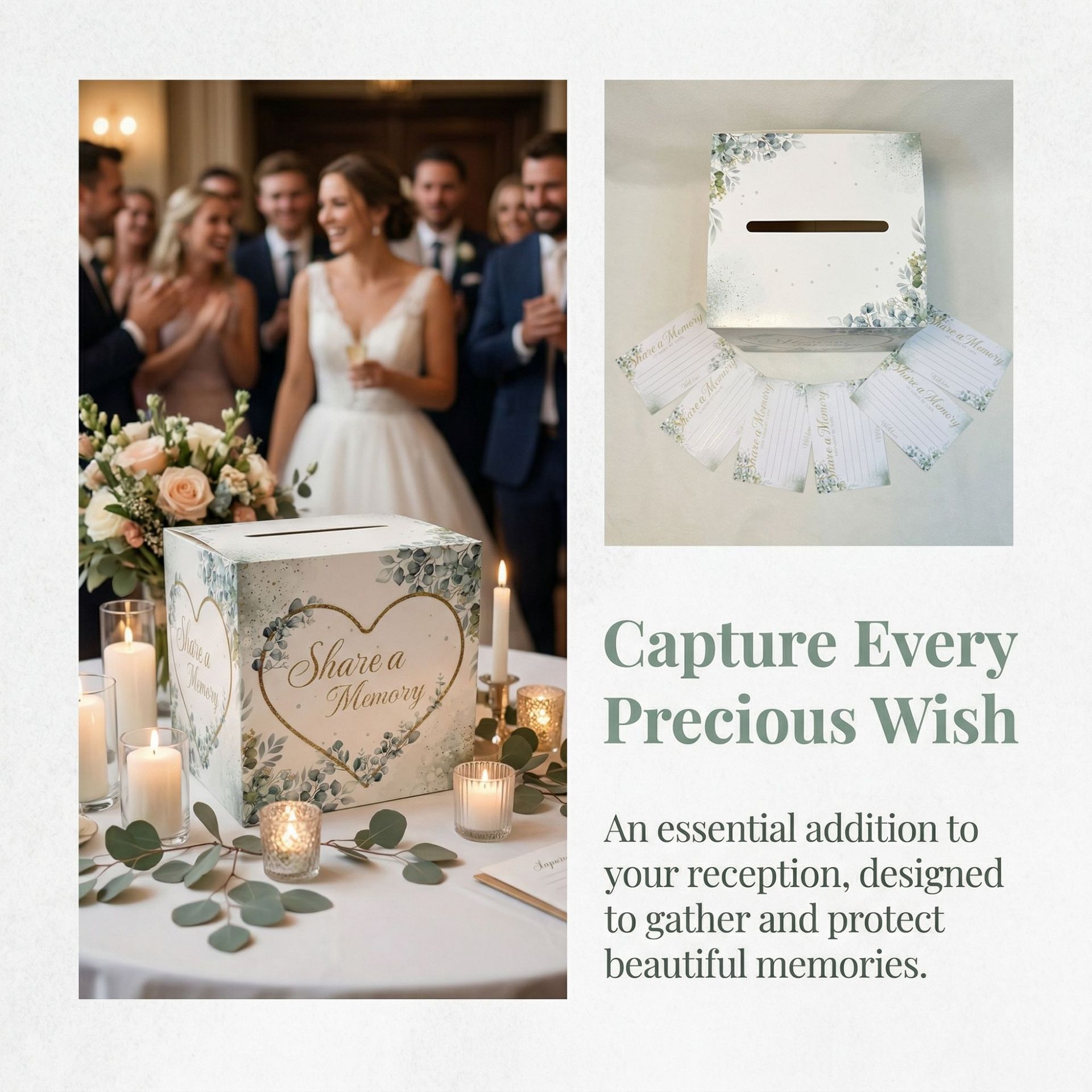Witte bloemen bruiloft kaarten - Wedding Supply.Box recensie en prijs
