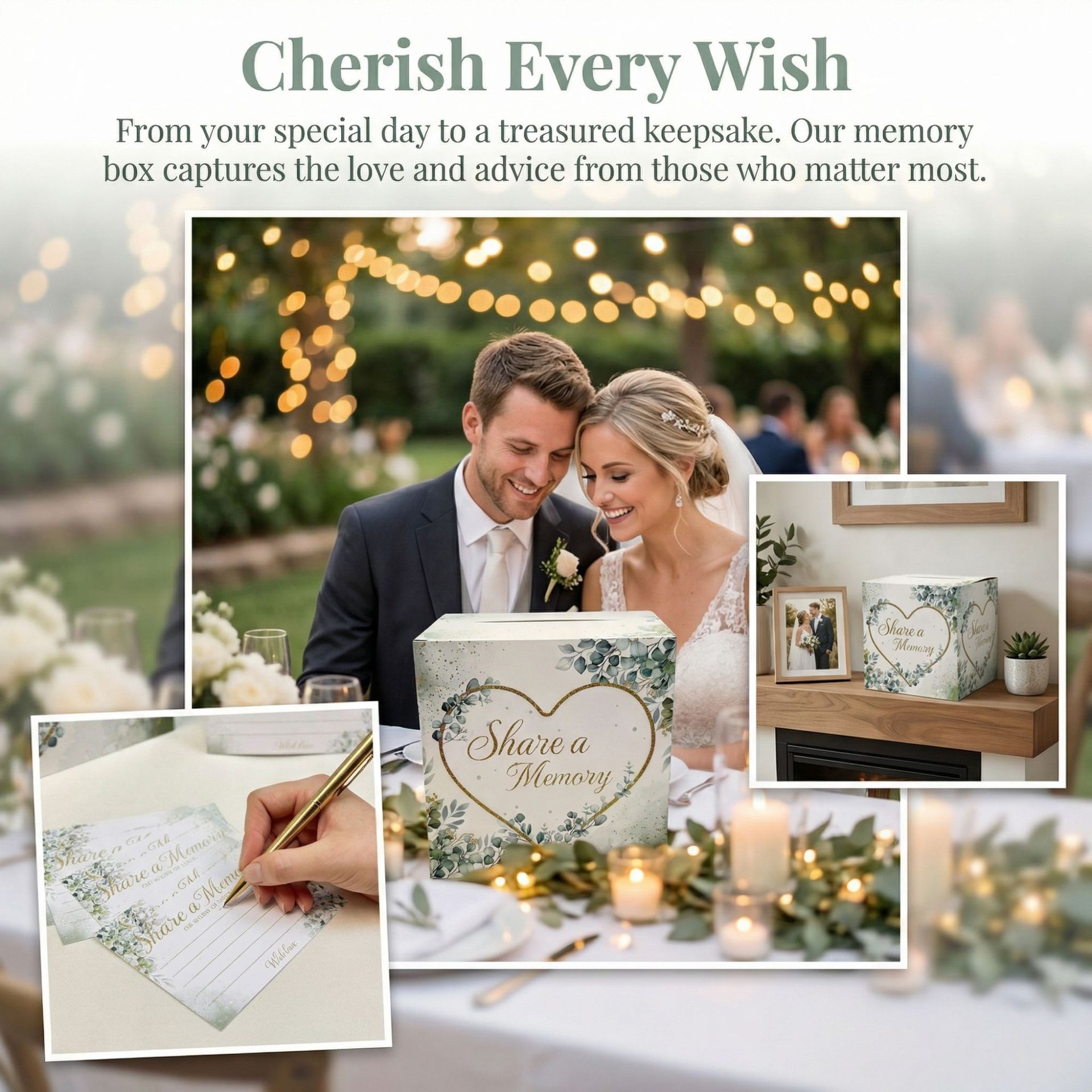 Witte bloemen bruiloft kaarten - Wedding Supply.Box recensie en prijs