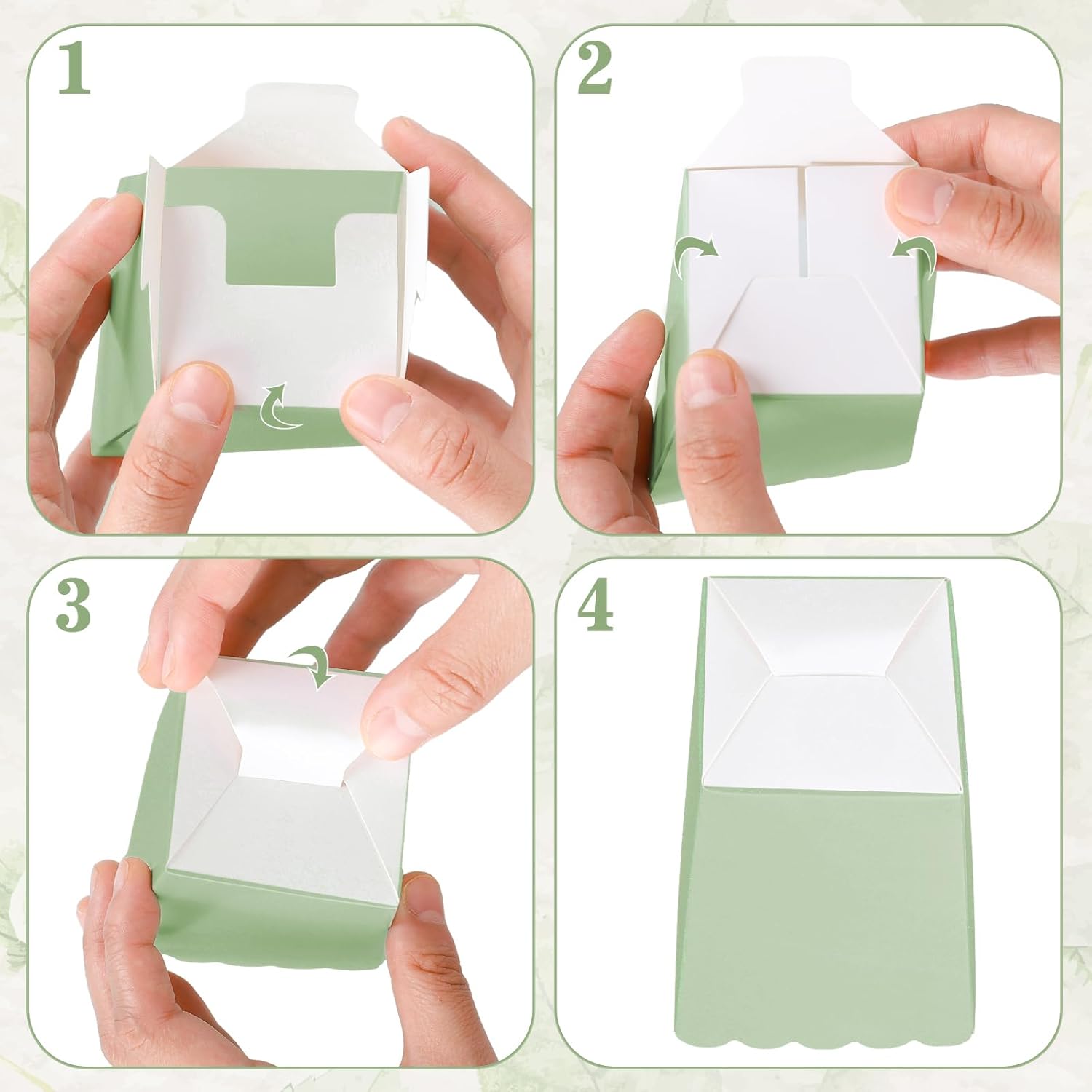 12 stuks saliegroene mini-popc - Wedding Supply.Box recensie en prijs