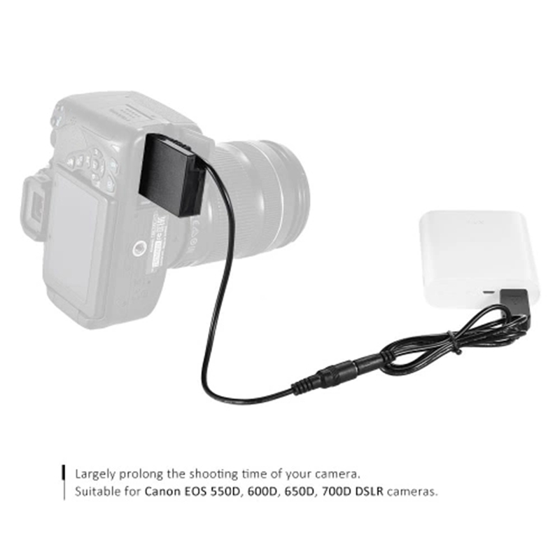 DR-E8 Dummy Batterij Met Dc Po - Wedding Power Supply recensie en prijs